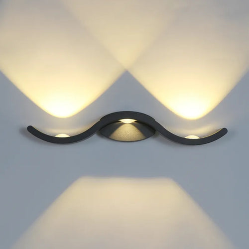 9W/15W applique murale LED lumière jardin applique IP65 extérieur étanche lampe luminaire maison décoration éclairage couloir allée lumière - vue 2 sur 6