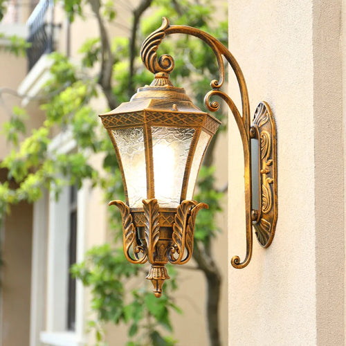 applique murale solaire étanche antirouille rétro europe pour jardin - vue 4 sur 12