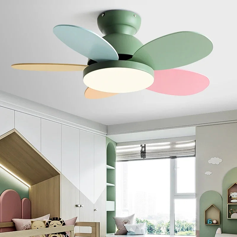 ventilateurs de plafond modernes avec contrôle de lumière pour intérieur - vue 4 sur 10