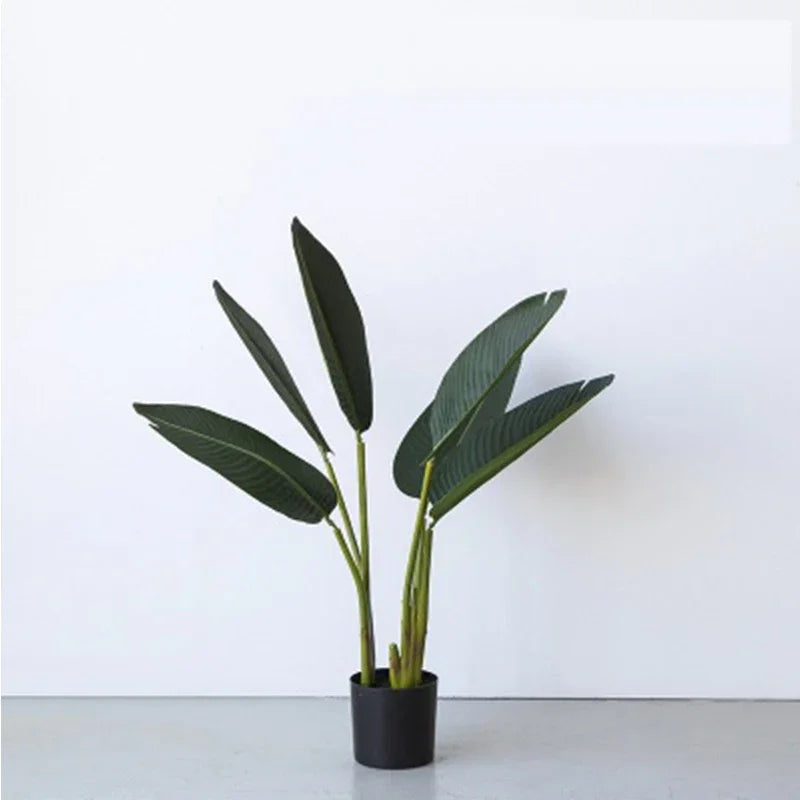 arbre de voyage artificiel à 6 feuilles pour décoration extérieure - vue 2 sur 6