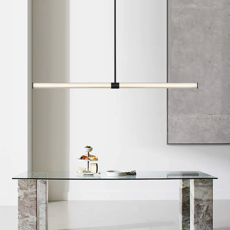 lustre de luxe en verre de cuivre pour barre d'île moderne - vue 4 sur 9