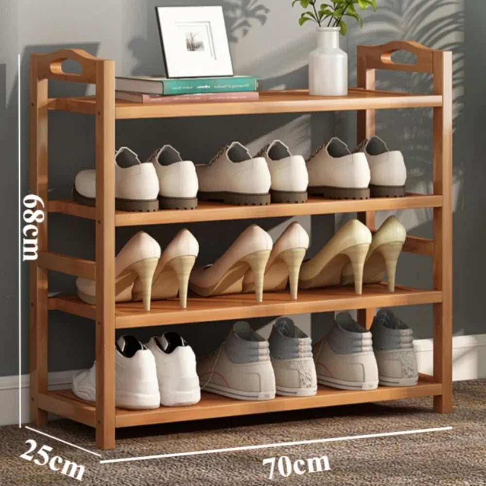 étagère à chaussures intérieure 3 4 5 étages organisateur de rangement multicouche - vue 12 sur 17