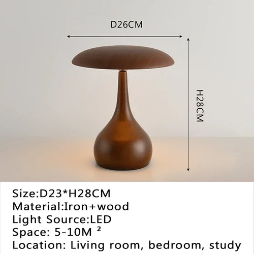 Modern desk lamp, retro creative living room, study room, villa, hotel bedroom, interior decoration, glossy LED bedside lamp - vue 15 sur 21