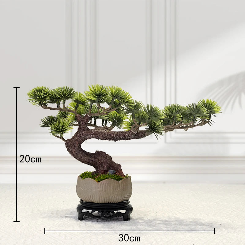 décoration intérieure faux arbre bonsaï style chinois pour un paysage apaisant - vue 19 sur 33