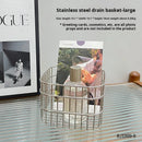 panier de rangement carré en acier inoxydable pour organiser votre intérieur