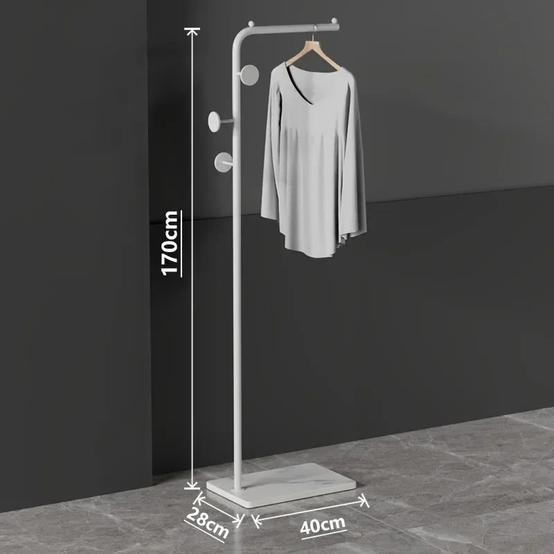 porte-vêtements nordique léger et moderne pour rangement élégant