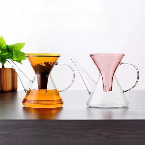 Théière kung fu verre infusion rapide avec filtre