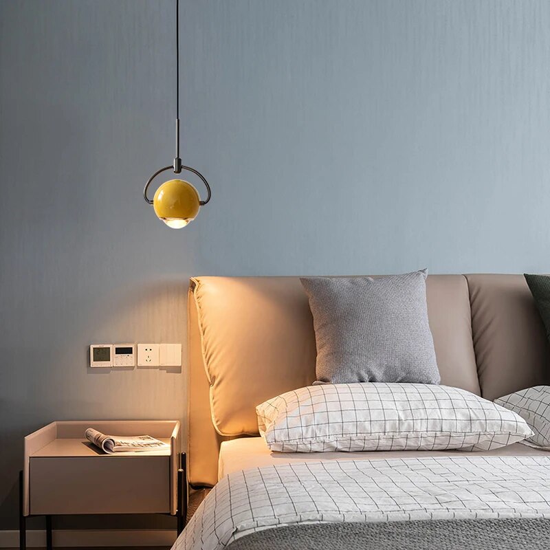 Suspension design boule accrochée LED - vue 4 sur 11