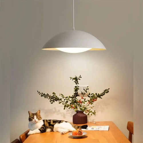 Suspension LED au design nordique moderne en fer - vue 3 sur 10