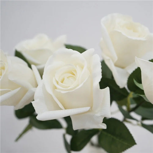 Artificial latex flowers for elegant and realistic decor - vue 2 sur 12
