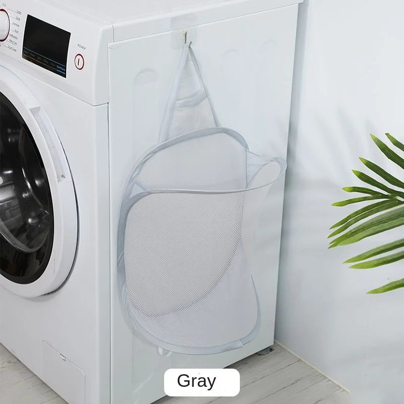 panier à linge pliable pour rangement pratique et gain de place - vue 7 sur 8