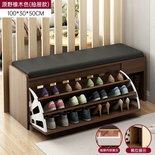 armoires à chaussures modernes de rangement vertical design japonais - vue 17 sur 21