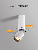 Adjustable angle LED spotlight for optimal ambient lighting