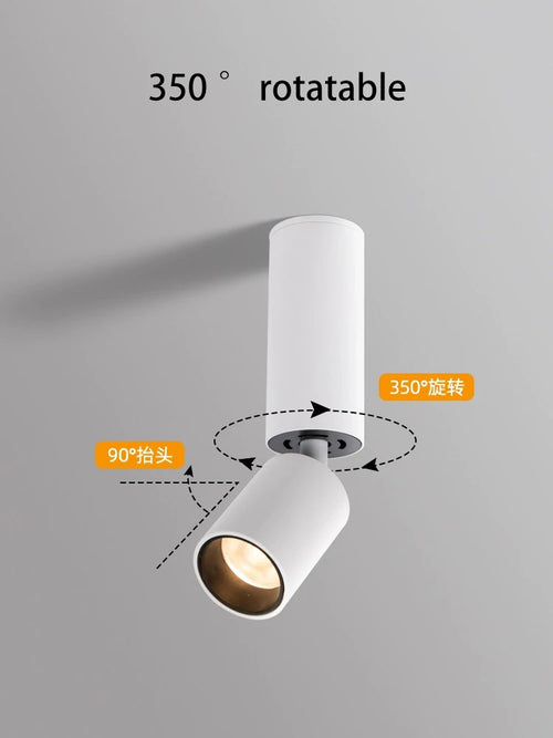Adjustable angle LED spotlight for optimal ambient lighting - vue 4 sur 19