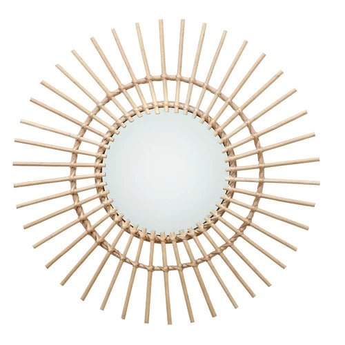 miroirs décoratifs ronds en macramé pour un style nordique - vue 12 sur 12