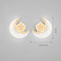 Applique murale led nordique étoile lune décoration intérieure