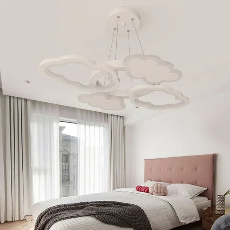 lustre led moderne créatif pour chambre enfant et salon intérieur - vue 5 sur 13