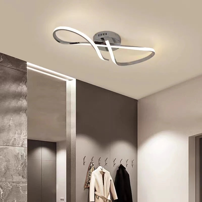 Plafonnier moderne à LEDs lumières pour salon chambre plafonnier étude cuisine intérieur décoration de la maison - vue 6 sur 8