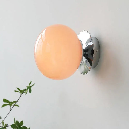 Applique murale led rétro en verre style nordique décorative