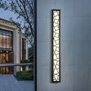 applique murale led style chinois lumière chaude 3000k acrylique métal