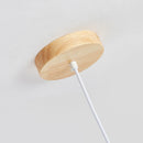 suspension modernes en bois avec éclairage led intérieur