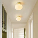 plafonnier led design nordique moderne en forme de fleur de citrouille