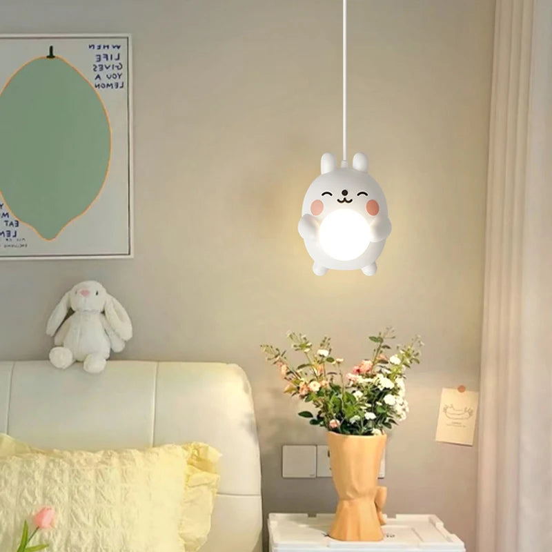 suspension dessin animé animal lapin ours pour enfants soins oculaires - vue 3 sur 7
