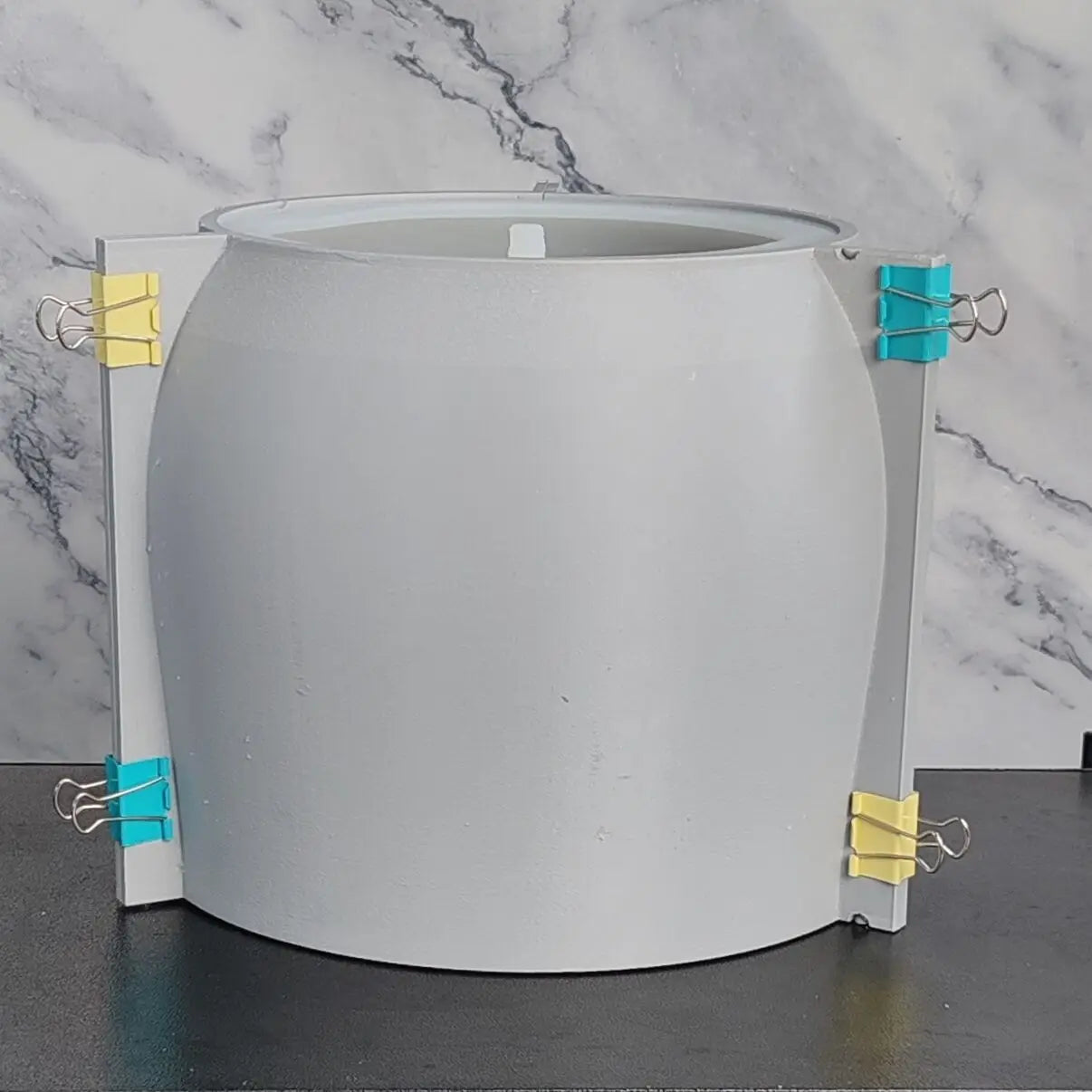 moule en silicone pour pot de fleurs en béton grand format jardinage - vue 9 sur 8