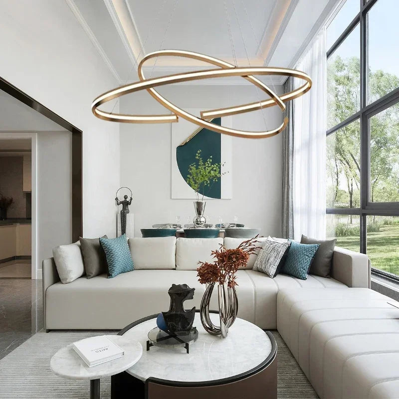 lampe led design moderne à suspendre pour intérieur - vue 5 sur 12