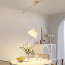 Foldable fabric and solid wood chandelier nordic minimalist design