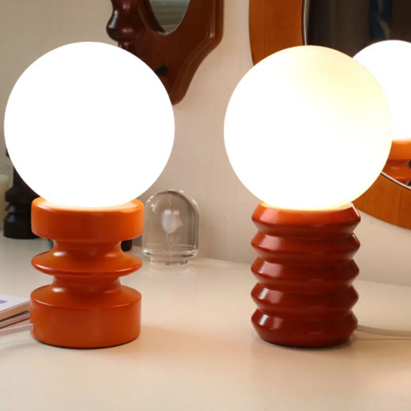 lampe à poser design en verre pour une ambiance chaleureuse - vue 6 sur 10