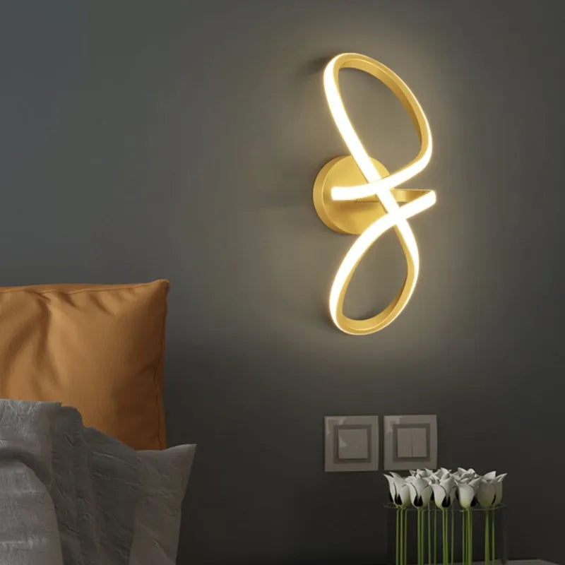 Applique murale à LED arrondie nordique - vue 5 sur 14