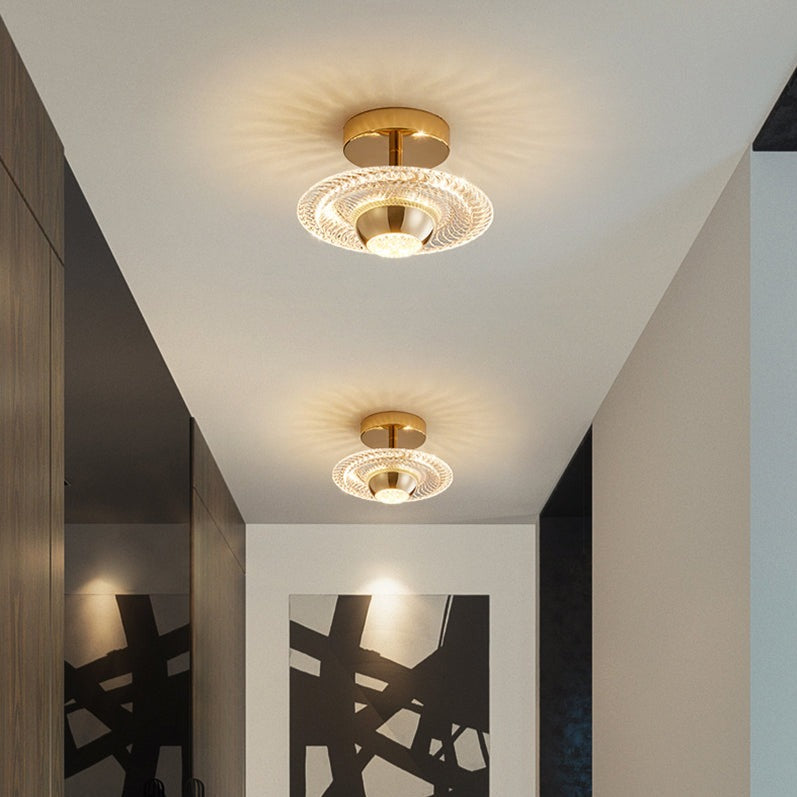 Plafonnier moderne LED en verre luxury Armaton - vue 3 sur 6