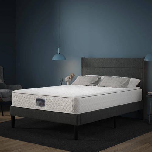 Spring core mattress, 7 zones cold foam mattress, 140x200cm pocket spring core, 100% Oeko-Tex tested microfas - vue 7 sur 6