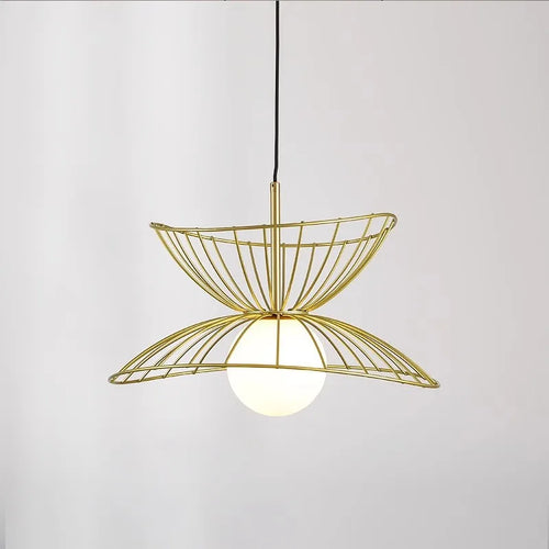 suspension plafonnier design en métal avec fil réglable led
