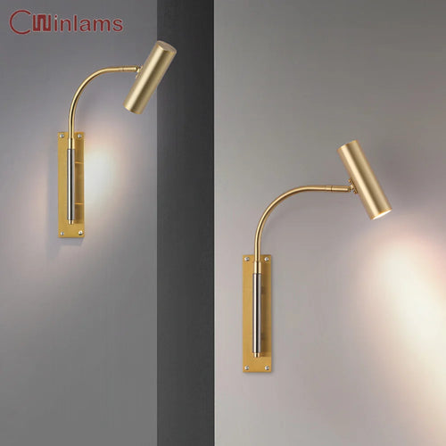 applique murale moderne réglable et rotative pour lecture