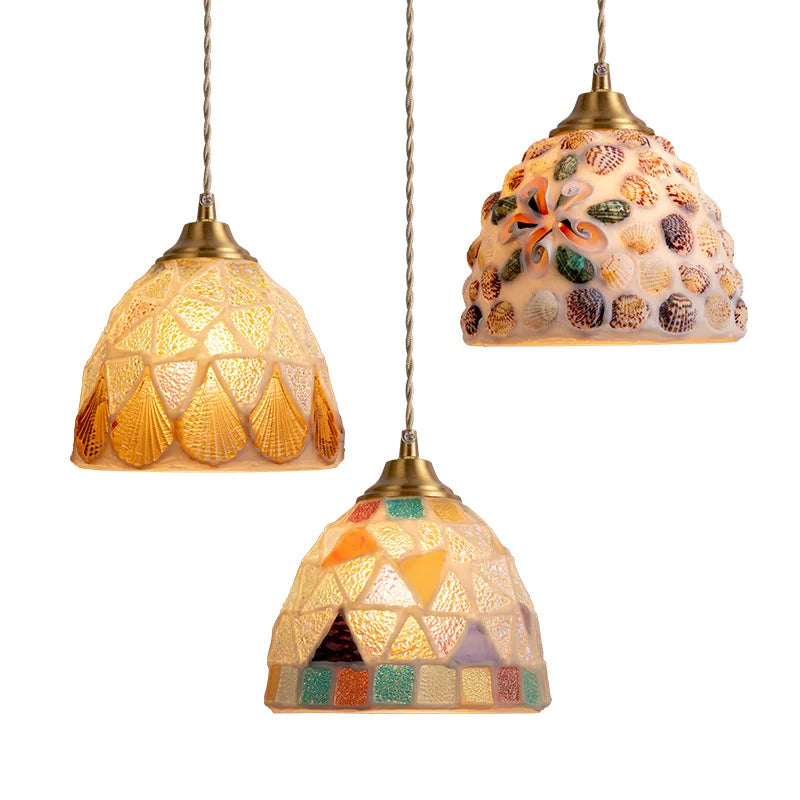 suspension créative en coquillage pour un éclairage unique - vue 6 sur 10