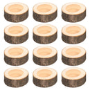 12Pcs Wooden Candle Holder,Votive Tealight Holder For Wedding Party For Table,Halloween Christmas Party Home Decor