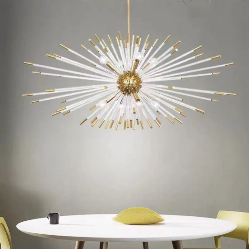 suspension en cristal de luxe éclairage décoratif pour tous les espaces - vue 4 sur 12