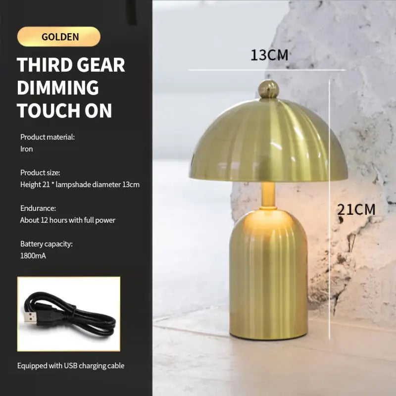 Lampe de Table Led rétro Usb - vue 8 sur 9