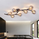 lustre nordique en verre boule pour décoration maison loft