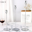 bougeoirs en métal luxueux pour mariage et décoration élégante