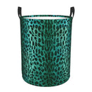 panier à linge imprimé léopard grand rangement pliable pour vêtements