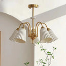 lustre rétro français en céramique et cuivre style américain design