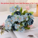 bouquet de fleurs artificielles en soie pour décoration intérieure