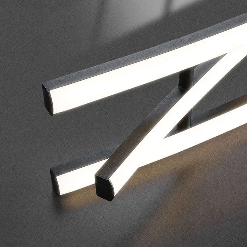 lustre à led en aluminium design moderne réglable en hauteur - vue 6 sur 8