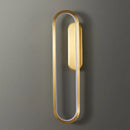 applique murale nordique moderne en cuivre pour intérieur lumineux