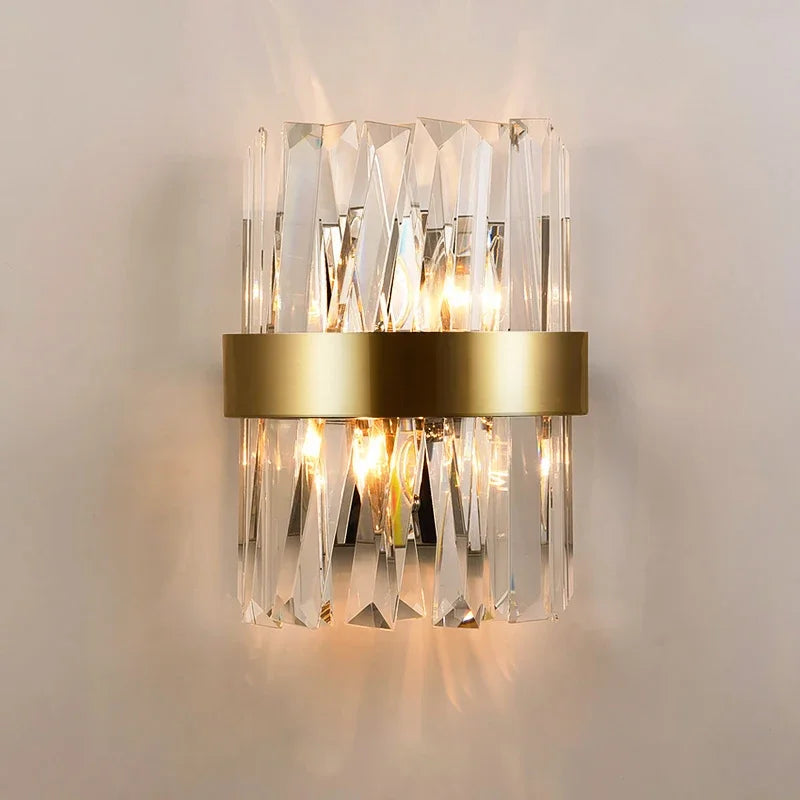 lustre en cristal nordique lumineux pour décoration moderne - vue 6 sur 15