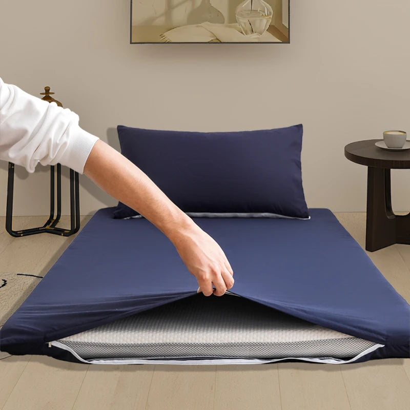 protège-matelas 360° fermé avec fermeture éclair pour lit étudiant