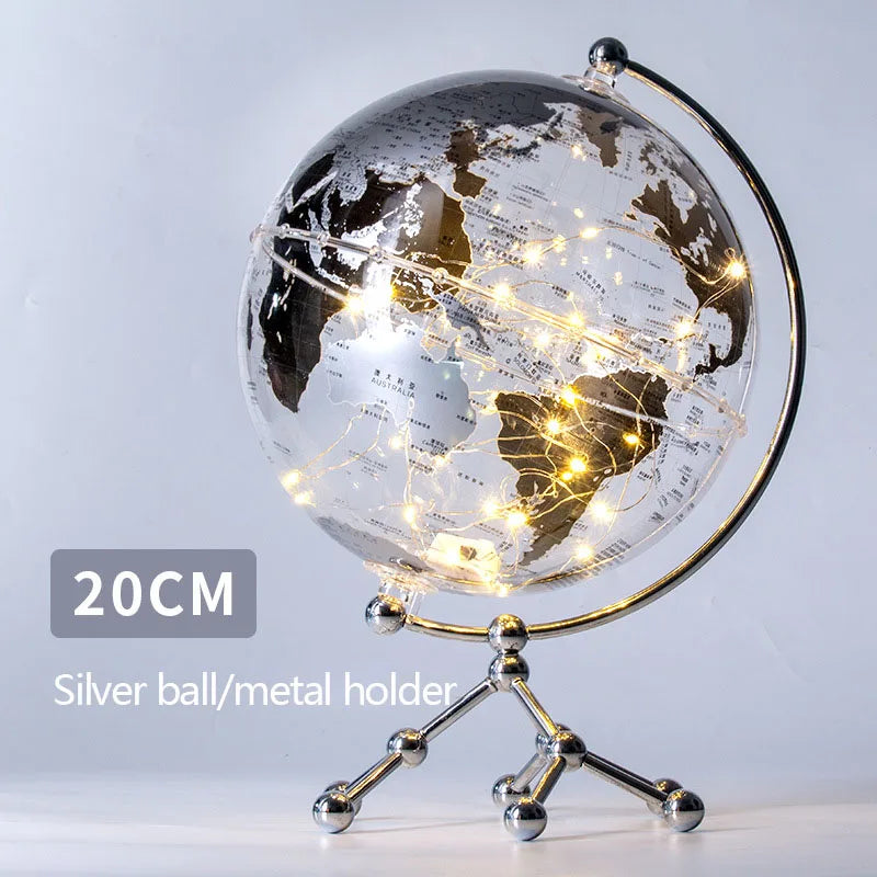 guirlande lumineuse globe étoilé à piles pour décoration - vue 2 sur 11